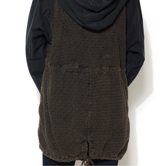 FREE PEOPLE Eyelet zip up hooded jacket - Picture 3 of 12